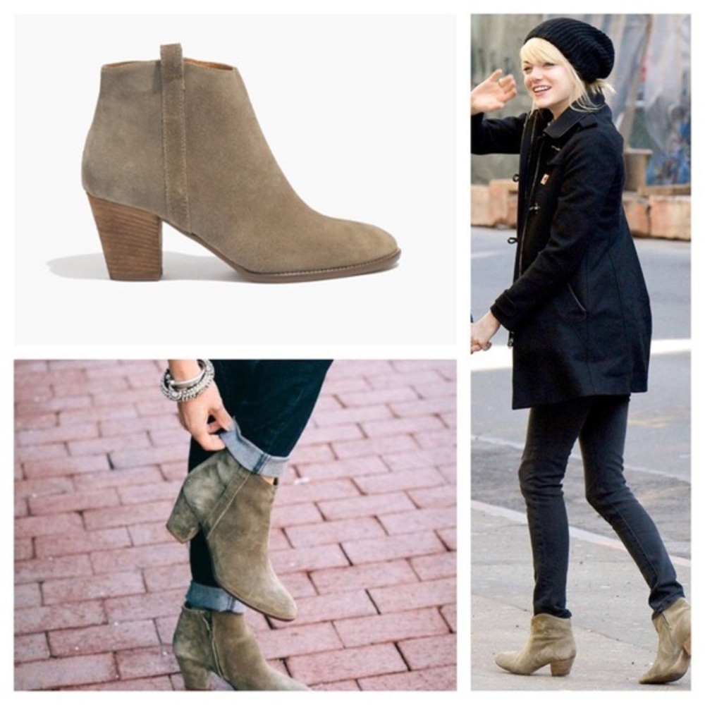 Madewell “Billie” boot in suede